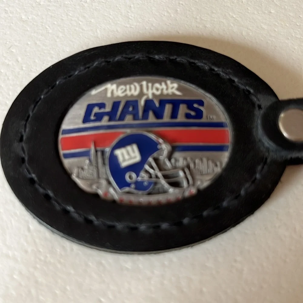 Siskiyou Officially Licensed NFL Product NY GIANTS leather keychain Unisex